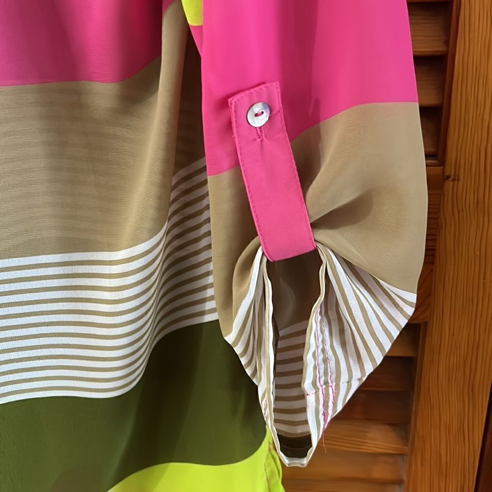MULTIPLES Multicolored Blouse - Picture 4 of 6